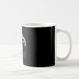 Cooler Hahn raucht Zigaretten Kunst Grafik _1 Kaffeetasse
