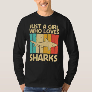 Cooler Hai für Mädchen Kinder Haifisch T-Shirt