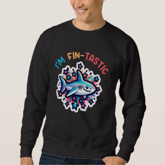 Cooler Hai ich bin fintastischer Strand Funny Shar Sweatshirt