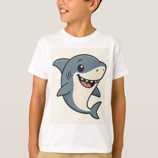 Cooler Hai mit Sonnenbrille T-Shirt