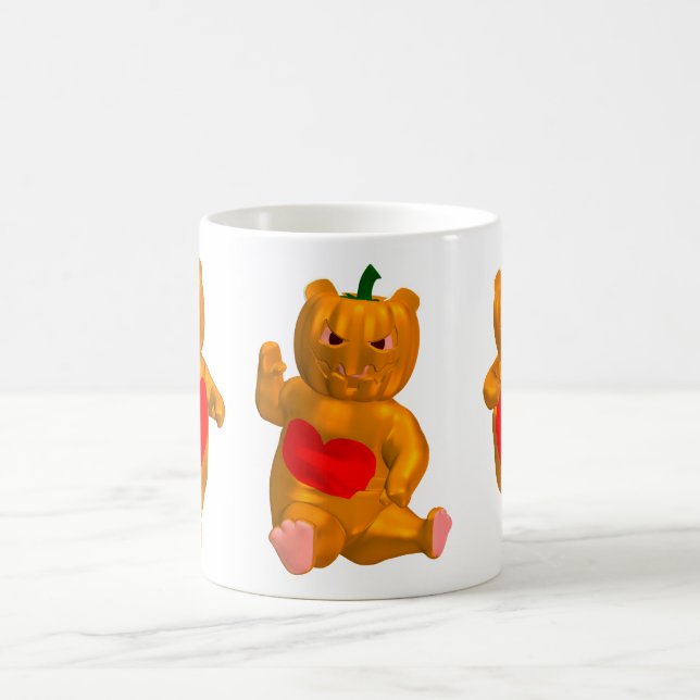 Cooler Halloween-Bär Kaffeetasse (Mittel)
