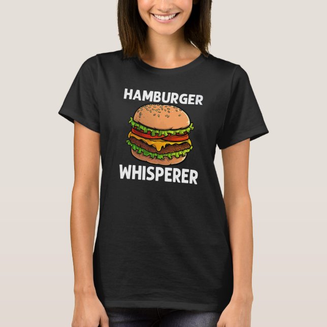 Cooler Hamburger für Damen Burger Cheeseburger F T-Shirt (Vorderseite)