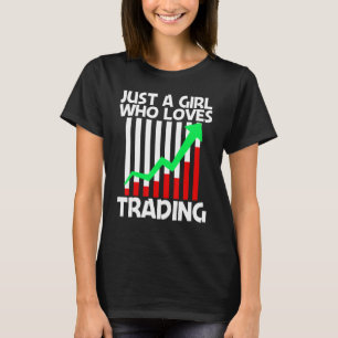 Cooler Handel mit Mädchen - Kids - Börse T T-Shirt
