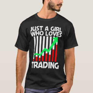 Cooler Handel mit Mädchen - Kids - Börse T T-Shirt