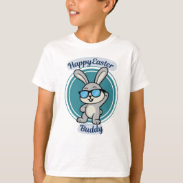 Cooler Hase Happy Easter Buddy T-Shirt