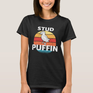 Cooler Hengst Papageientaucher Muffin Wortspiel Vi T-Shirt