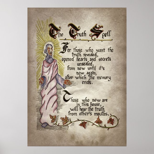 cooler Hexenzauber Party Poster (Vorne)