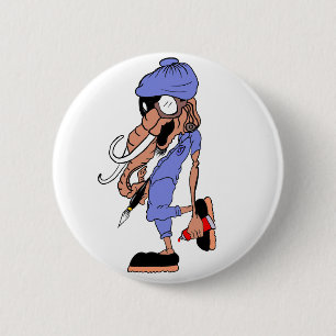 Cooler Hip-Hop-Künstler Button