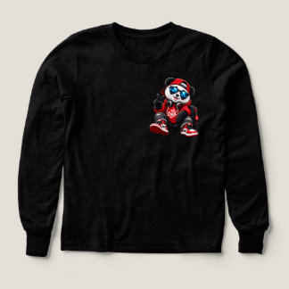 Cooler Hip-Hop-Panda mit roter HoodieUrban Swagger