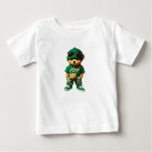 Cooler Hip-Hop-Teddybär-T-Shirt