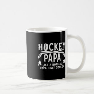 Cooler Hockey-Papa Opa Papa eines Hockeyspielers Kaffeetasse