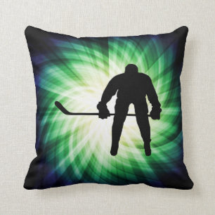 Cooler Hockey-Spieler Kissen
