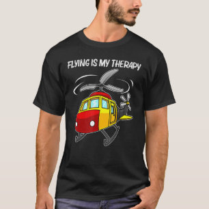 Cooler Hubschrauber für Männer Chopper Hubschraube T-Shirt