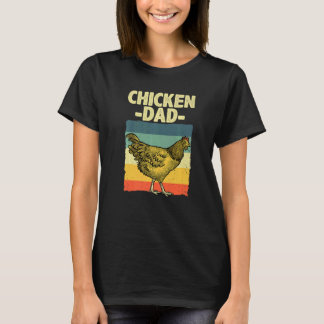 Cooler Hühner-Vater für Männer Vater Henne Hühnerb T-Shirt