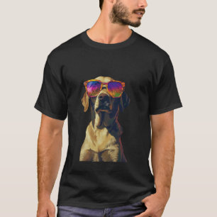 Cooler Hund Mit Sonnenbrille Sommer T-Shirt