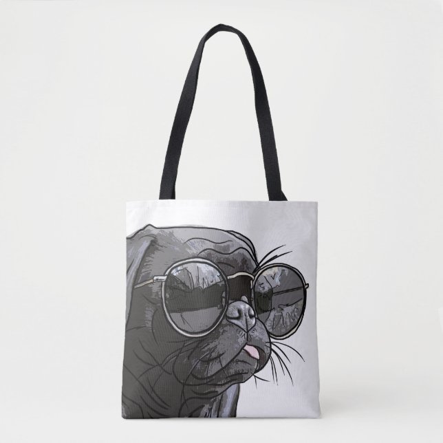 Cooler Hund - niedliche Tasche (Vorderseite)
