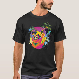 Cooler Hund Retro Vintager Tier Hund Shiba Inu Shi T-Shirt