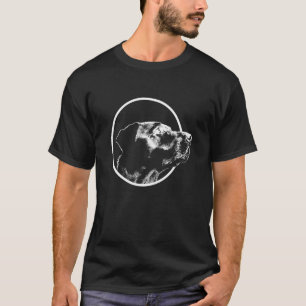 Cooler Hund Schwarzes niedliches Labrador Retrieve T-Shirt