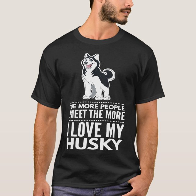 Cooler Husky für Frauen Männer und Kinder T-Shirt (Vorderseite)
