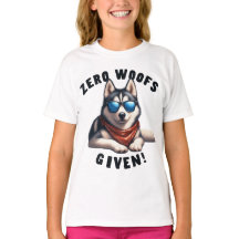 Cooler Husky-Hund Zero bellt gegeben
