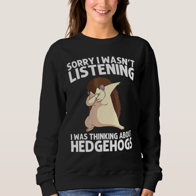 Cooler Igel für Damen und Herren Spiny Quills Gard Sweatshirt (Vorderseite)