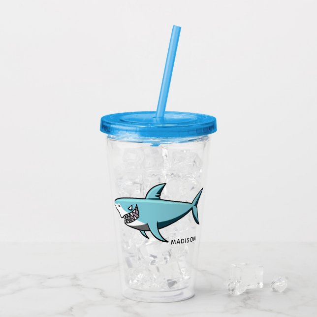 Cooler individuelle Name Acryltrinkbecher (Rückseite Ice)