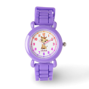 Cooler Individuelle Name Little Giraffe Armbanduhr