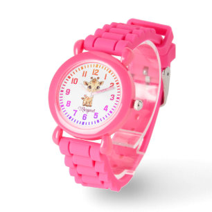 Cooler Individuelle Name Little Giraffe Armbanduhr