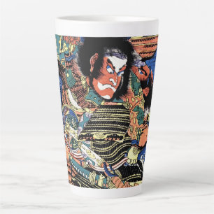 Cooler japanischer Ukiyo-e-legendärer Krieger Samu Milchtasse
