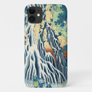 Cooler japanischer Vintager Wasserfall Ukiyo-e Hok Case-Mate iPhone Hülle