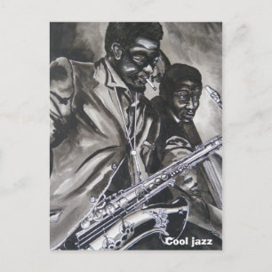 Cooler Jazz Postkarte
