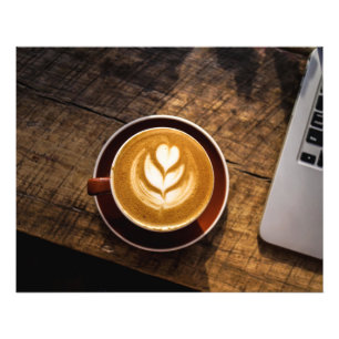Cooler Kaffee Fotodruck