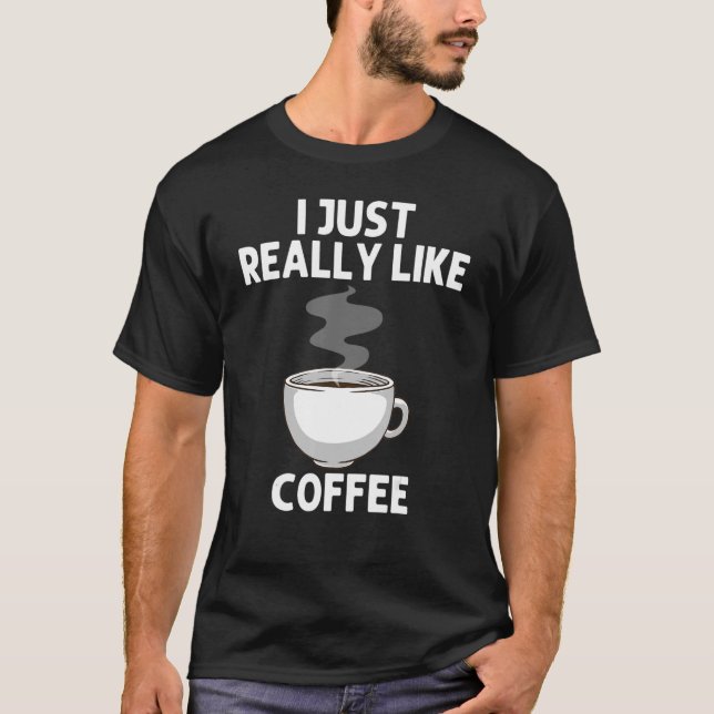 Cooler Kaffee für Damen und Herren Kaffee Barista  T-Shirt (Vorderseite)