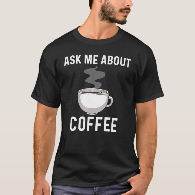 Cooler Kaffee für Damen und Herren Kaffee Barista  T-Shirt (Vorderseite)