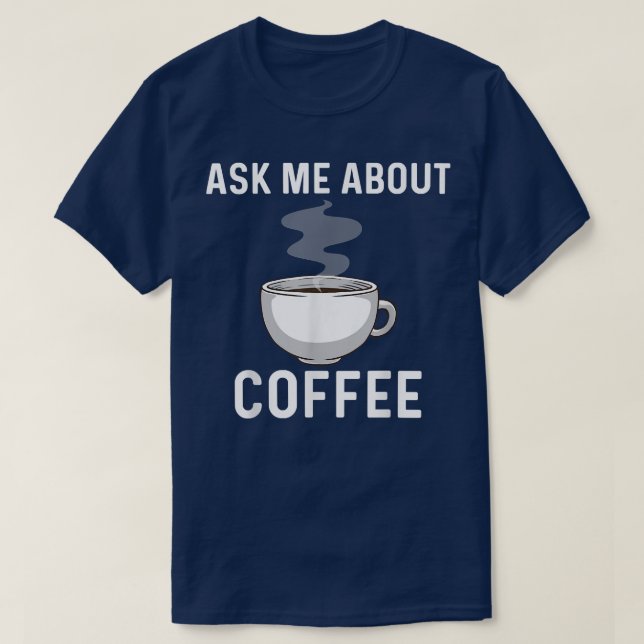Cooler Kaffee für Damen und Herren Kaffeeliebhaber T-Shirt (Design vorne)