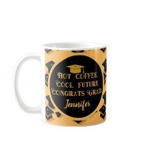 Cooler Kaffee Glückwunsch Grad Abschluss