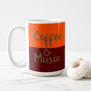 Cooler Kaffee und Musik Kaffeetasse