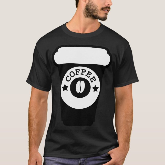 cooler Kaffeemaschine T-Shirt (Vorderseite)