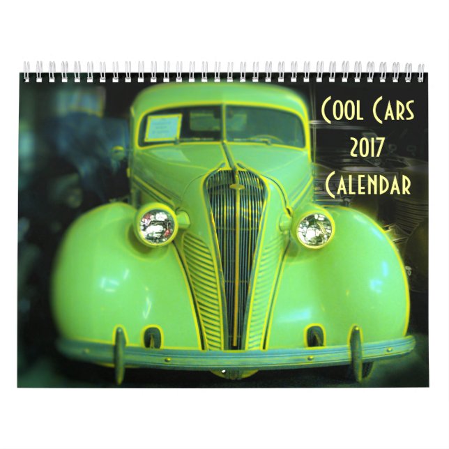Cooler Kalender der Auto-2017 (Titelbild)