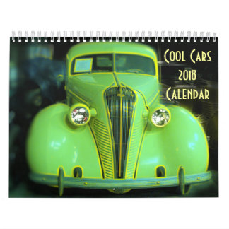 Cooler Kalender der Auto-2018