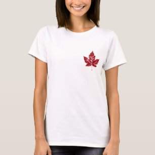 Cooler Kanada T - Shirt Retro-Ahornblätterlilie So