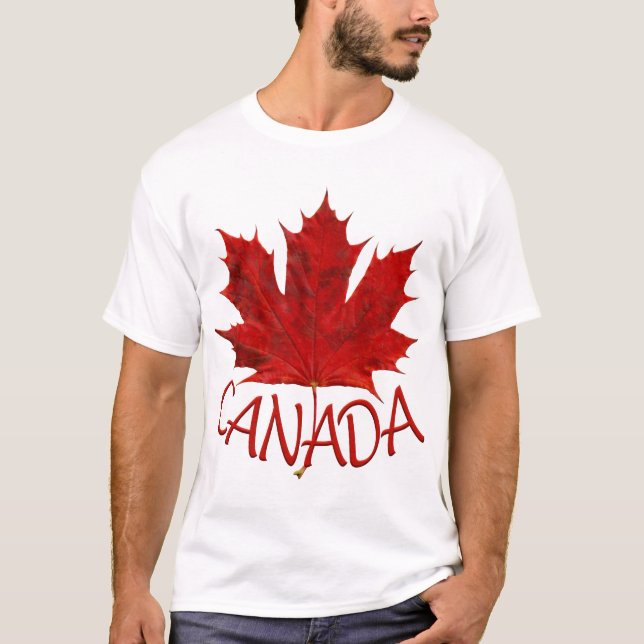 Cooler Kanada T - Shirt Retro-Ahornblätterlilie So (Vorderseite)