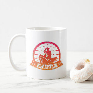 Cooler Kapitän Anker Boot Und Segeln Retro Kaffeetasse