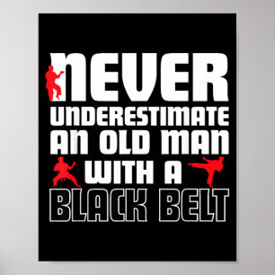 Cooler Karate-Humor für Männer Lustiges Martial-Ar Poster
