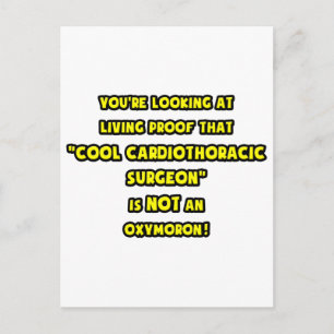 Cooler Kardiothoracus ist KEIN Oxymoron Postkarte