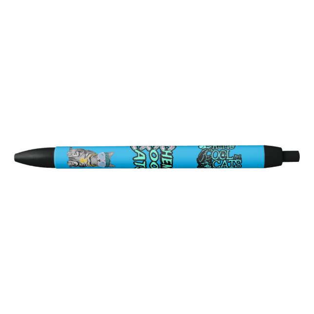 Cooler Katzen Pen Kugelschreiber (Vorderseite)