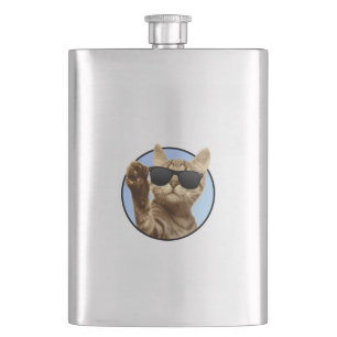 Cooler Katzenkolben Flachmann