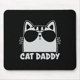 Cooler Katzenpapa Sonnenbrille Lustiges Katzenlieb Mousepad