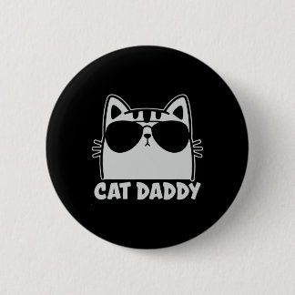 Cooler Katzentäter-Sonnenbrille Lustiges Katzenlie Button