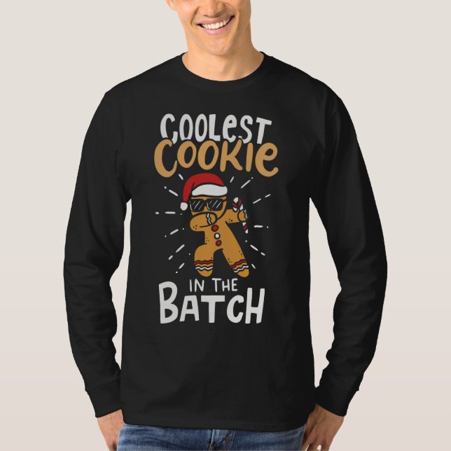 Cooler Keks in der Batch-Dabbing Lebkuchen Ma T-Shirt (Vorderseite)